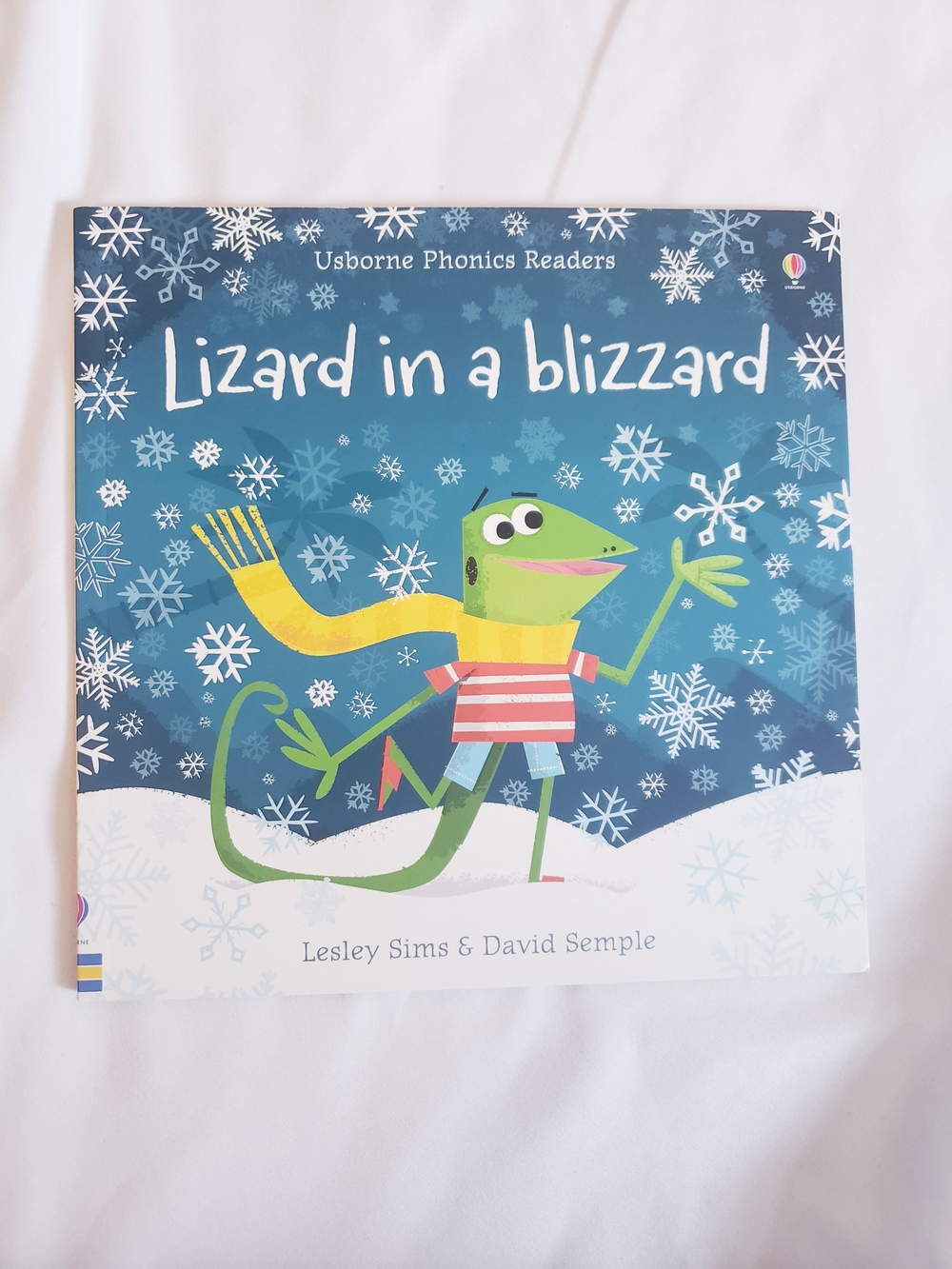 Usborne Phonics Readers "Lizard in a Blizzard" Children's Book